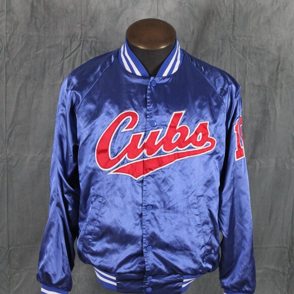 Retro Local Baseball Jacket - North Island Cubs Script Logo - Men's Medium - Picture 1 of 9